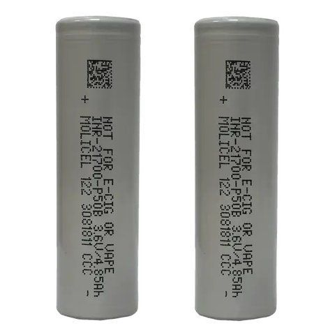 Акумулятор Molicel 21700 INR-P50B 5000 mAh 60A Li-ion 00096 фото
